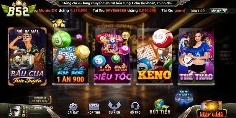 Những chuyên mục nổi bật trong tin tức B52club